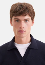 Regular Pullover Uni in Dunkelblau |  Seidensticker Onlineshop