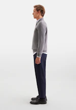 Collar Pullover Uni in Grey |  Seidensticker Onlineshop