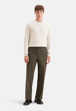 Regular Pullover Struktur in Ecru |  Seidensticker Onlineshop