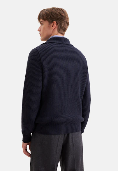 Regular Troyer Uni in Dunkelblau |  Seidensticker Onlineshop