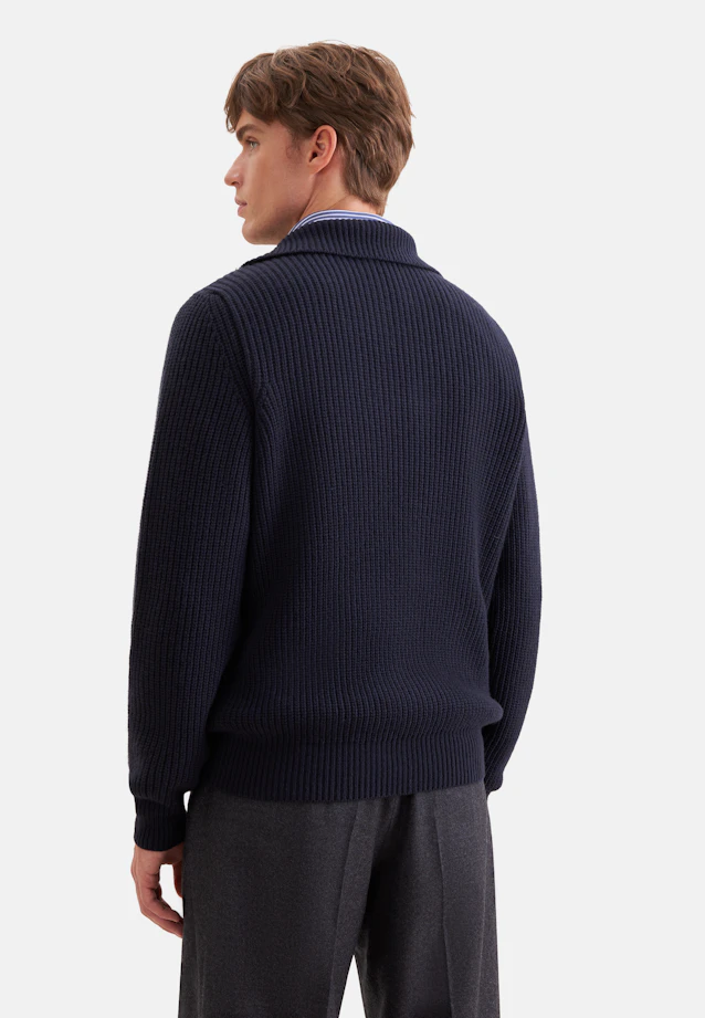 Regular Troyer Uni in Dunkelblau |  Seidensticker Onlineshop