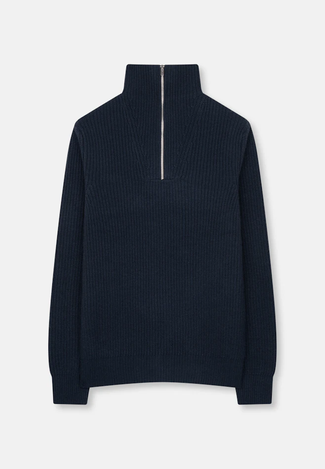 Regular Troyer Uni in Dunkelblau | Seidensticker Onlineshop