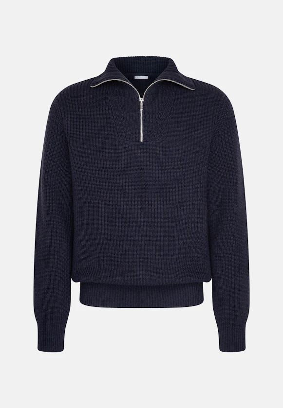 Regular Troyer Uni in Dunkelblau |  Seidensticker Onlineshop