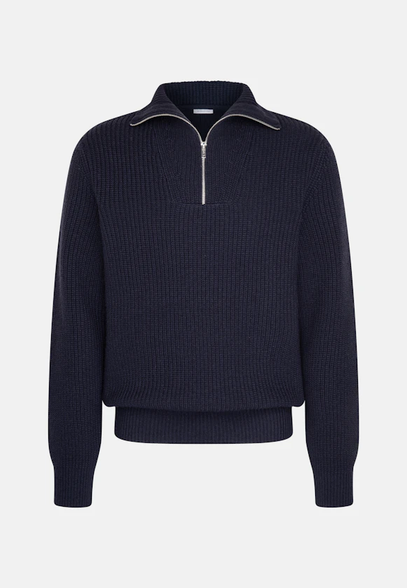 Regular Troyer Uni in Dunkelblau |  Seidensticker Onlineshop