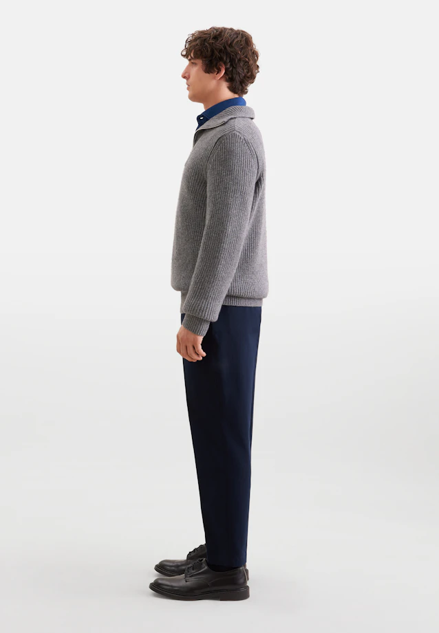 Regular Troyer Uni in Grau |  Seidensticker Onlineshop
