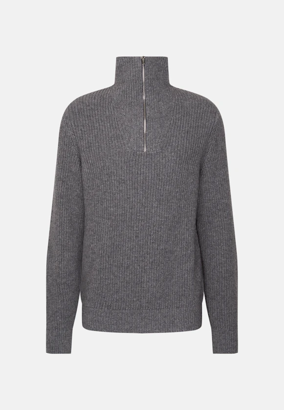 Regular Troyer Uni in Grau |  Seidensticker Onlineshop
