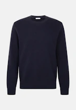 Regular Pullover Uni in Dunkelblau |  Seidensticker Onlineshop