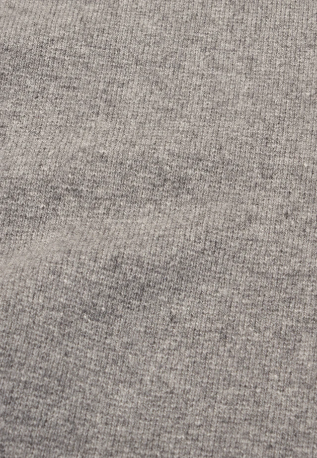 Regular Pullover Uni in Grau |  Seidensticker Onlineshop