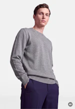 Regular Pull-over Uni in Gris |  Seidensticker Onlineshop