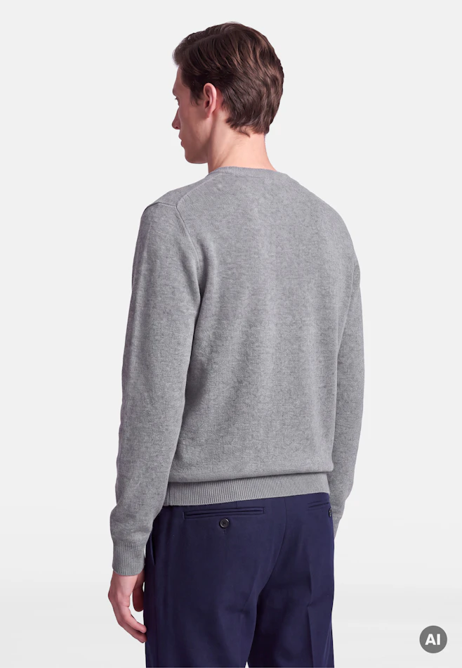 Regular Pullover Uni in Grau | Seidensticker Onlineshop