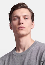 Regular Pull-over Uni in Gris |  Seidensticker Onlineshop
