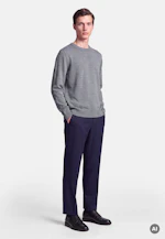 Regular Pullover Uni in Grau |  Seidensticker Onlineshop