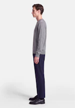 Regular Pullover Uni in Grau |  Seidensticker Onlineshop