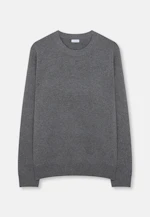 Regular Pullover Uni in Grau |  Seidensticker Onlineshop
