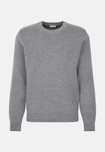 Regular Pull-over Uni in Gris |  Seidensticker Onlineshop