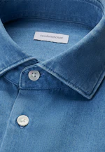 Shaped Denimhemd Denim in Mittelblau |  Seidensticker Onlineshop