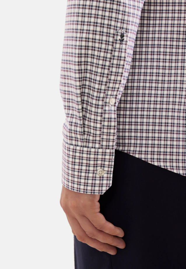 Slim Flanellhemd Karo in Rot |  Seidensticker Onlineshop