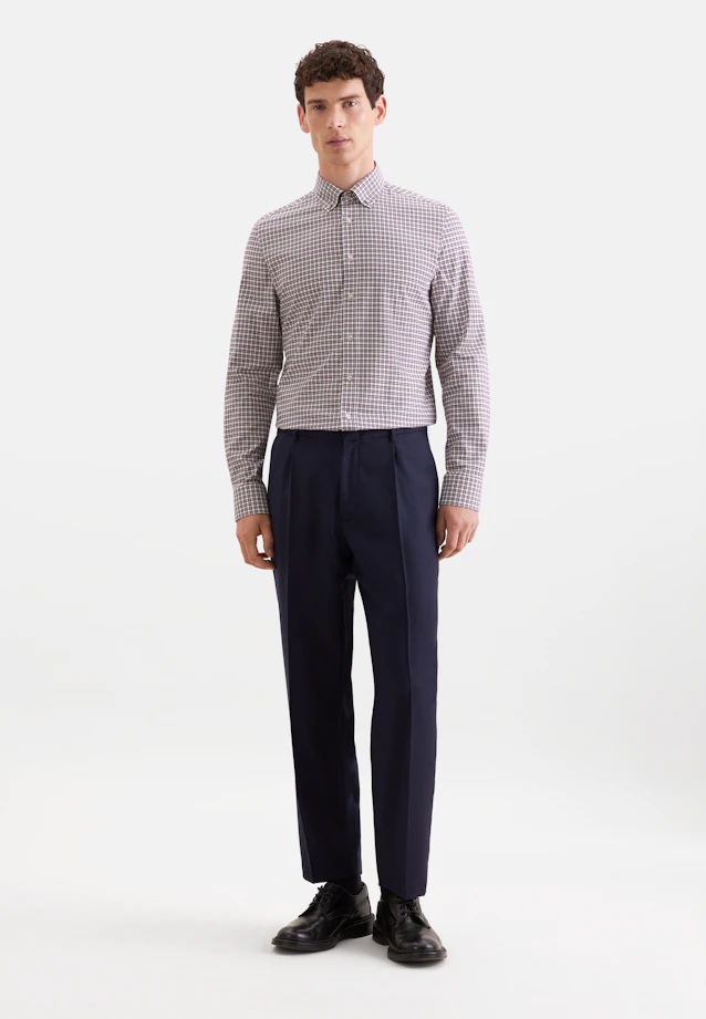 Slim Flanellhemd Karo in Rot |  Seidensticker Onlineshop