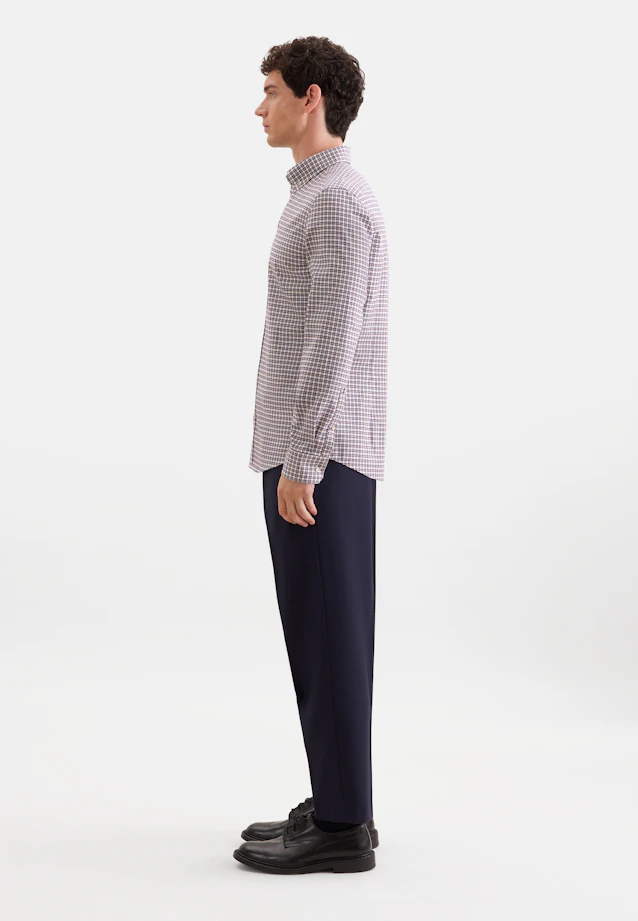 Slim Flanellhemd Karo in Rot |  Seidensticker Onlineshop
