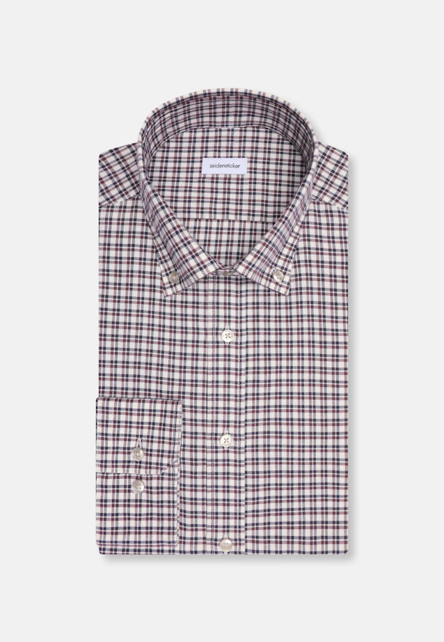 Slim Flanellhemd Karo in Rot |  Seidensticker Onlineshop