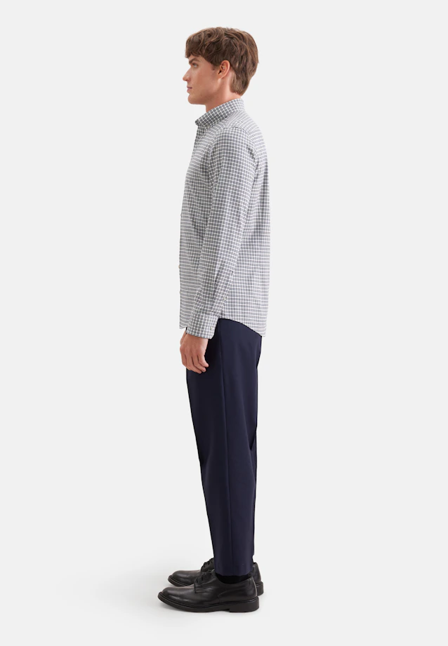 Slim Flanellhemd Karo in Grün |  Seidensticker Onlineshop