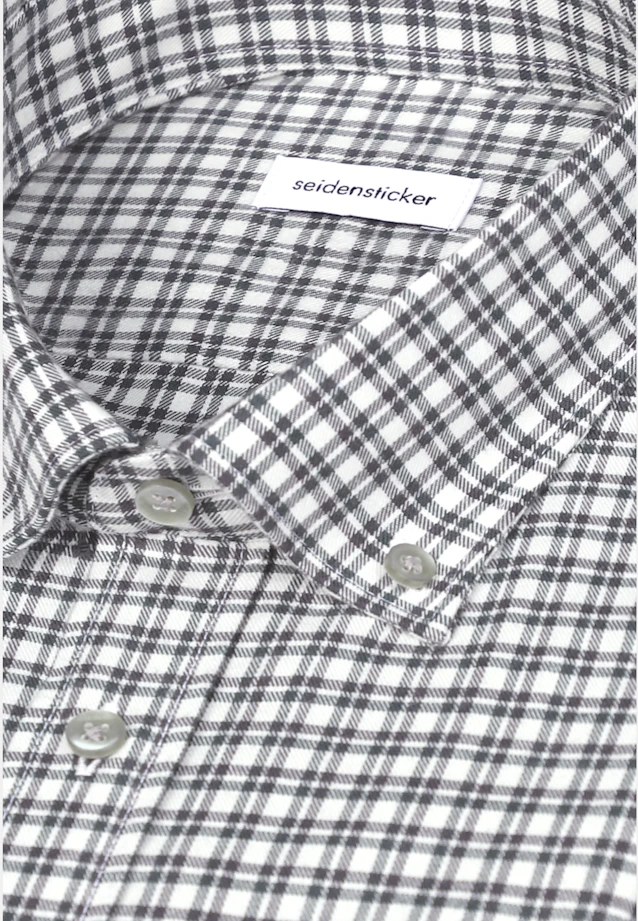 Slim Flanellhemd Karo in Grün |  Seidensticker Onlineshop