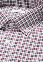 Comfort Flanellhemd Karo in Rot |  Seidensticker Onlineshop