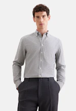 Comfort Flanellhemd Karo in Grün |  Seidensticker Onlineshop