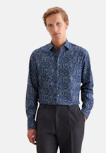 Comfort Business Hemd Druck in Grau |  Seidensticker Onlineshop