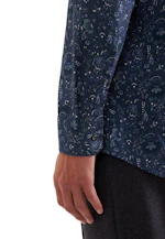 Comfort Business Hemd Druck in Grau |  Seidensticker Onlineshop