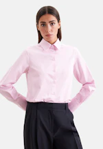 Hemdbluse regular fit aus Cotton Satin Stretch in Rosa |  Seidensticker Onlineshop