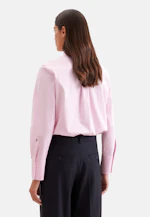 Hemdbluse regular fit aus Cotton Satin Stretch in Rosa |  Seidensticker Onlineshop