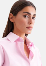 Hemdbluse regular fit aus Cotton Satin Stretch in Rosa |  Seidensticker Onlineshop