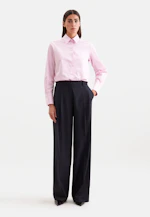 Hemdbluse regular fit aus Cotton Satin Stretch in Rosa |  Seidensticker Onlineshop