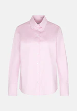 Hemdbluse regular fit aus Cotton Satin Stretch in Rosa |  Seidensticker Onlineshop