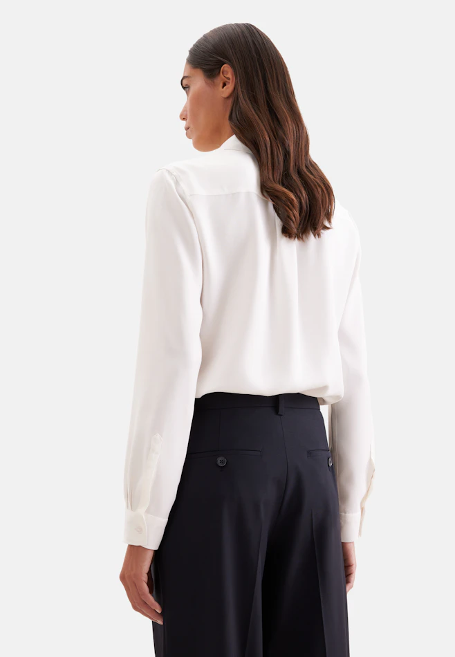 Hemdbluse aus Viskose regular fit in Ecru | Seidensticker Onlineshop