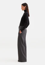 THE ESSENTIAL Pull à col roulé en maille fine avec soie in Noir |  Seidensticker Onlineshop