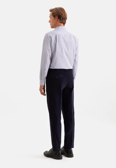 Regular Corduroy trousers Corduroy in Dunkelblau |  Seidensticker Onlineshop