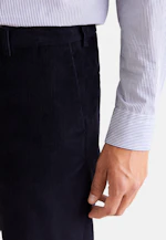 Regular Pantalon en velours côtelé Corduroy in Bleu Foncé |  Seidensticker Onlineshop