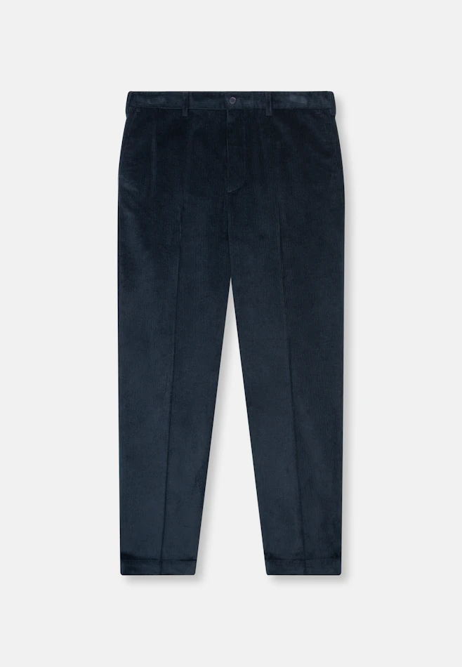 Regular Corduroy trousers Corduroy in Dunkelblau | Seidensticker online shop