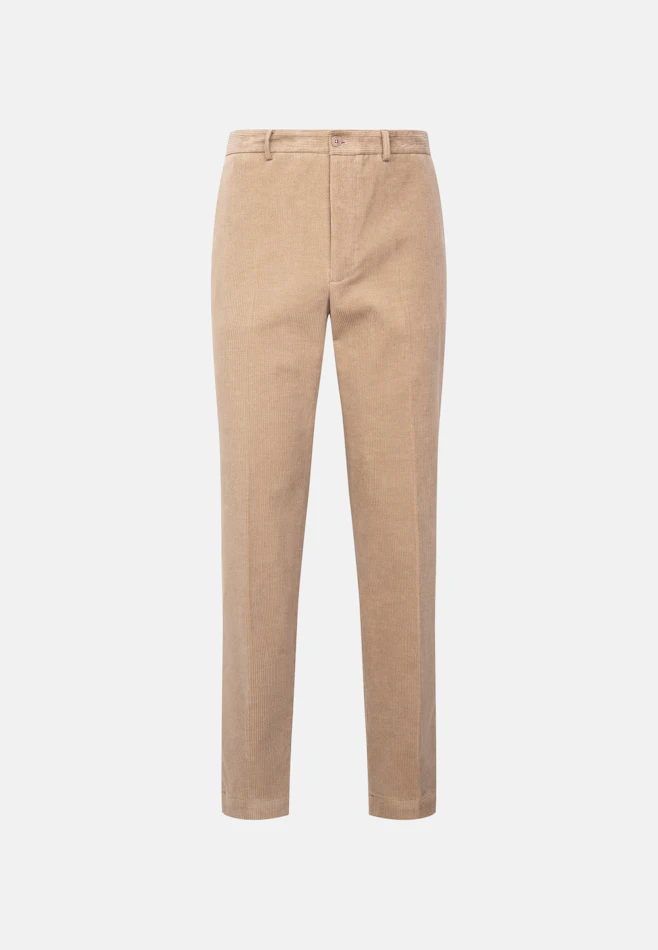Regular Corduroy trousers Corduroy in Beige | Seidensticker online shop