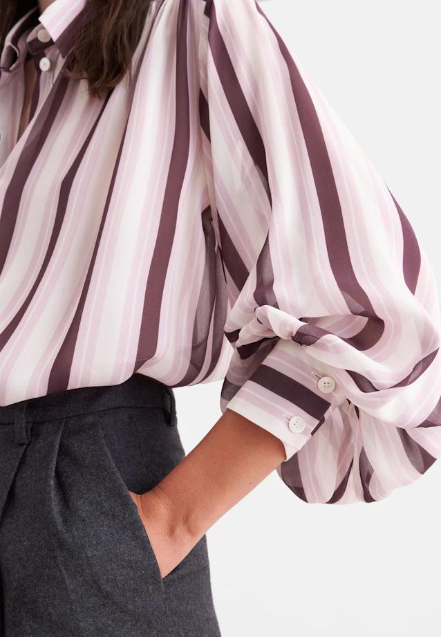 Shirt blouse with volume sleeves in Rot |  Seidensticker Onlineshop