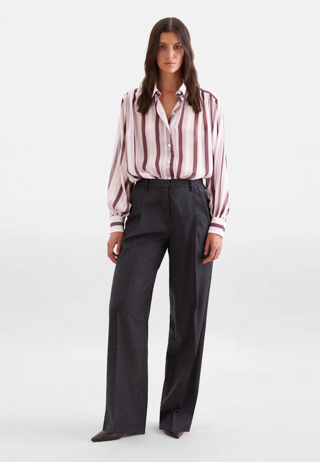 Shirt blouse with volume sleeves in Rot |  Seidensticker Onlineshop