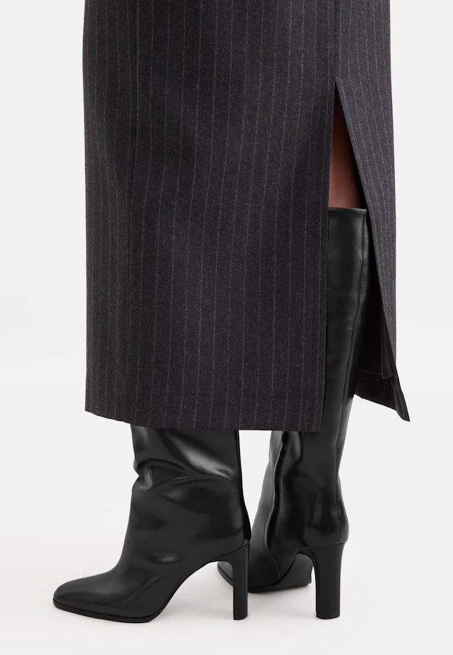 Pencil skirt with polka dot print in Grey |  Seidensticker Onlineshop