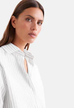 Slightly overcut shirt blouse made of cotton poplin in Weiß |  Seidensticker Onlineshop