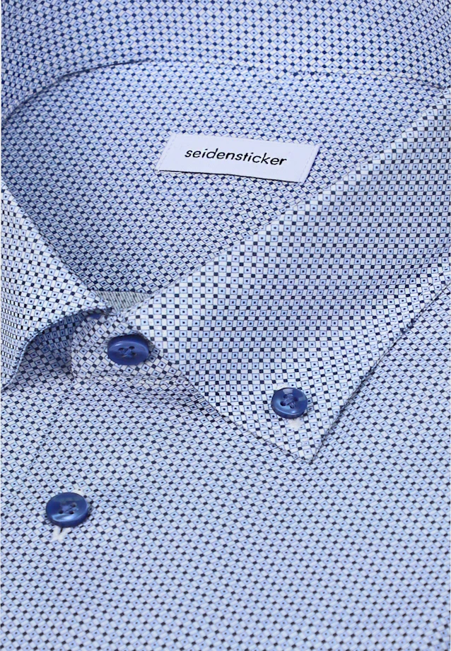 Regular Chemise d'affaires Imprimé in Bleu Moyen |  Seidensticker Onlineshop
