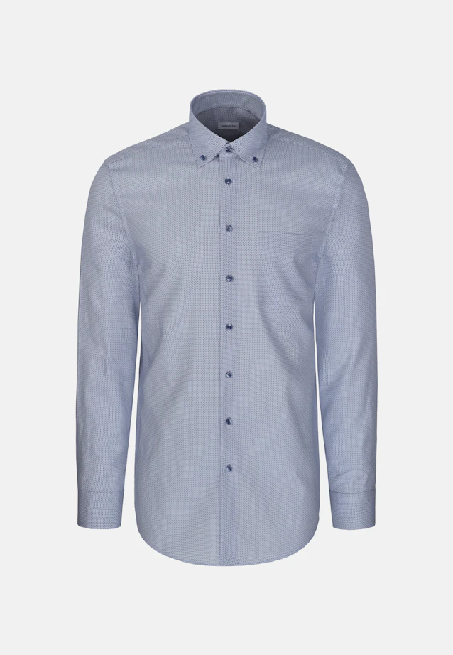 Regular Chemise d'affaires Imprimé in Bleu Moyen |  Seidensticker Onlineshop
