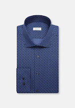 X-Slim Business shirt Print in Mittelblau |  Seidensticker Onlineshop