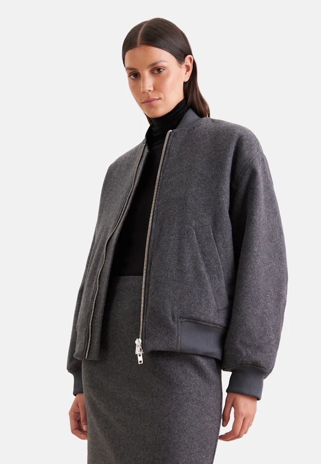 Oversized Blouson in Grau | Seidensticker Onlineshop