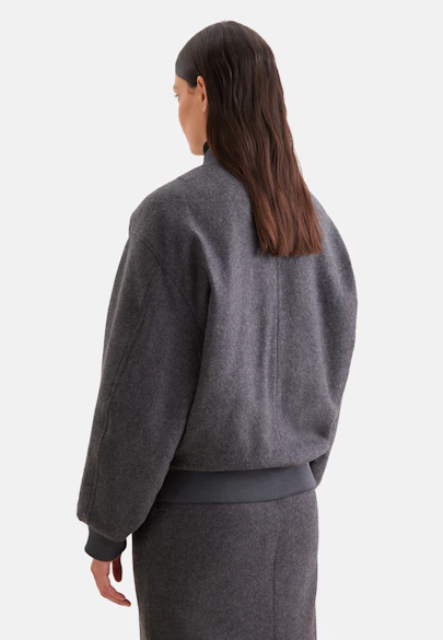 Oversized Blouson in Grau |  Seidensticker Onlineshop